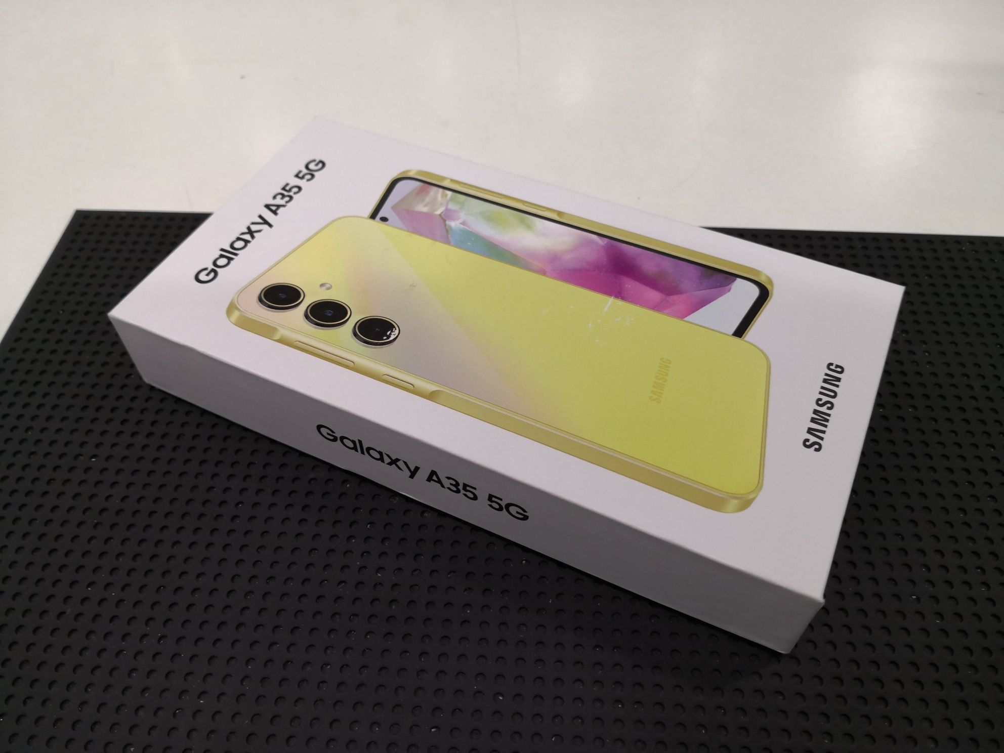 NOWY Telefon SAMSUNG A35 5G A356 8R/256Gb Limonkowy DZIERŻONIÓW