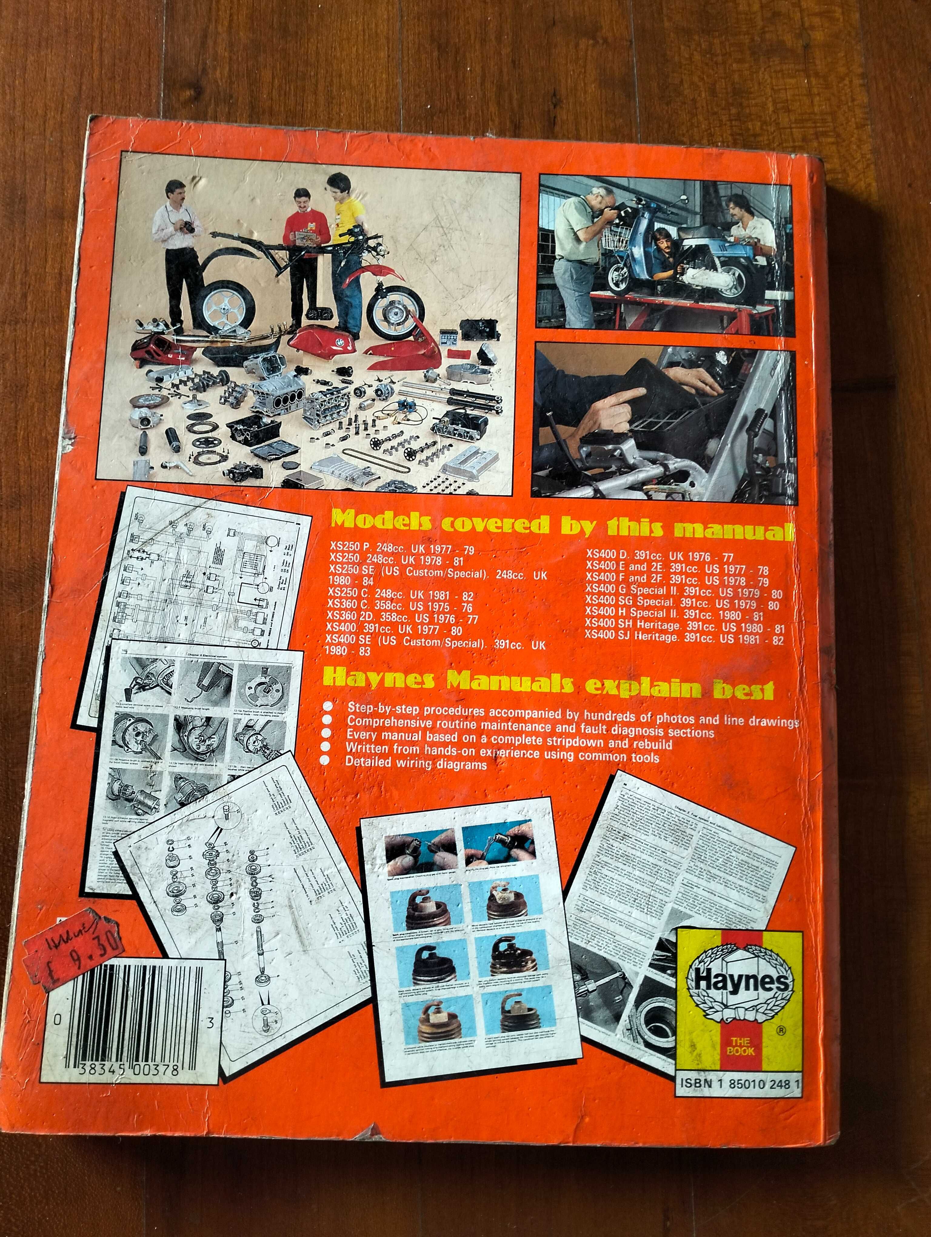 Haynes - Yamaha XS 250, 360 e 400  sohc Twins