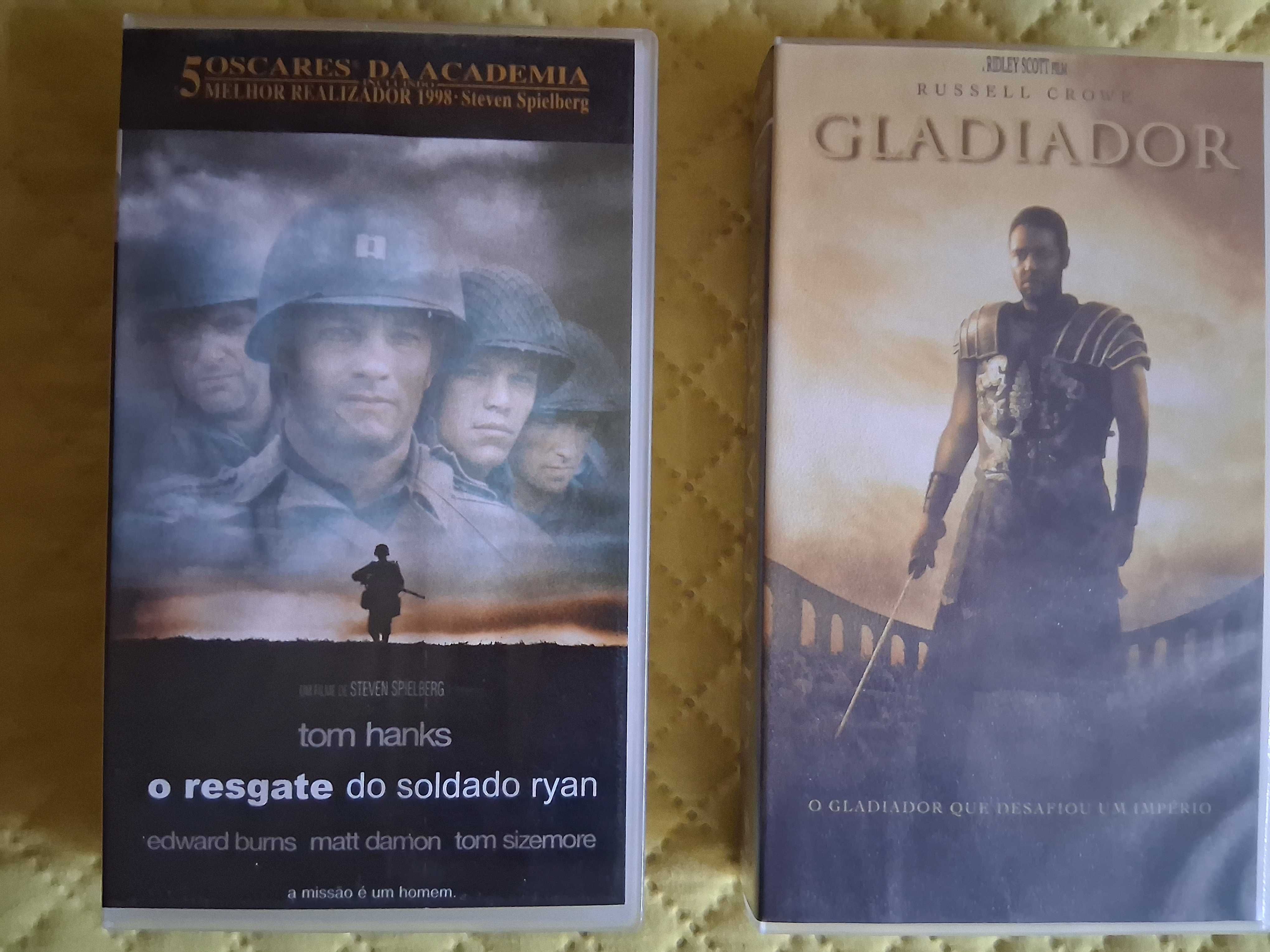 2  filmes em cassetes de VHS originais