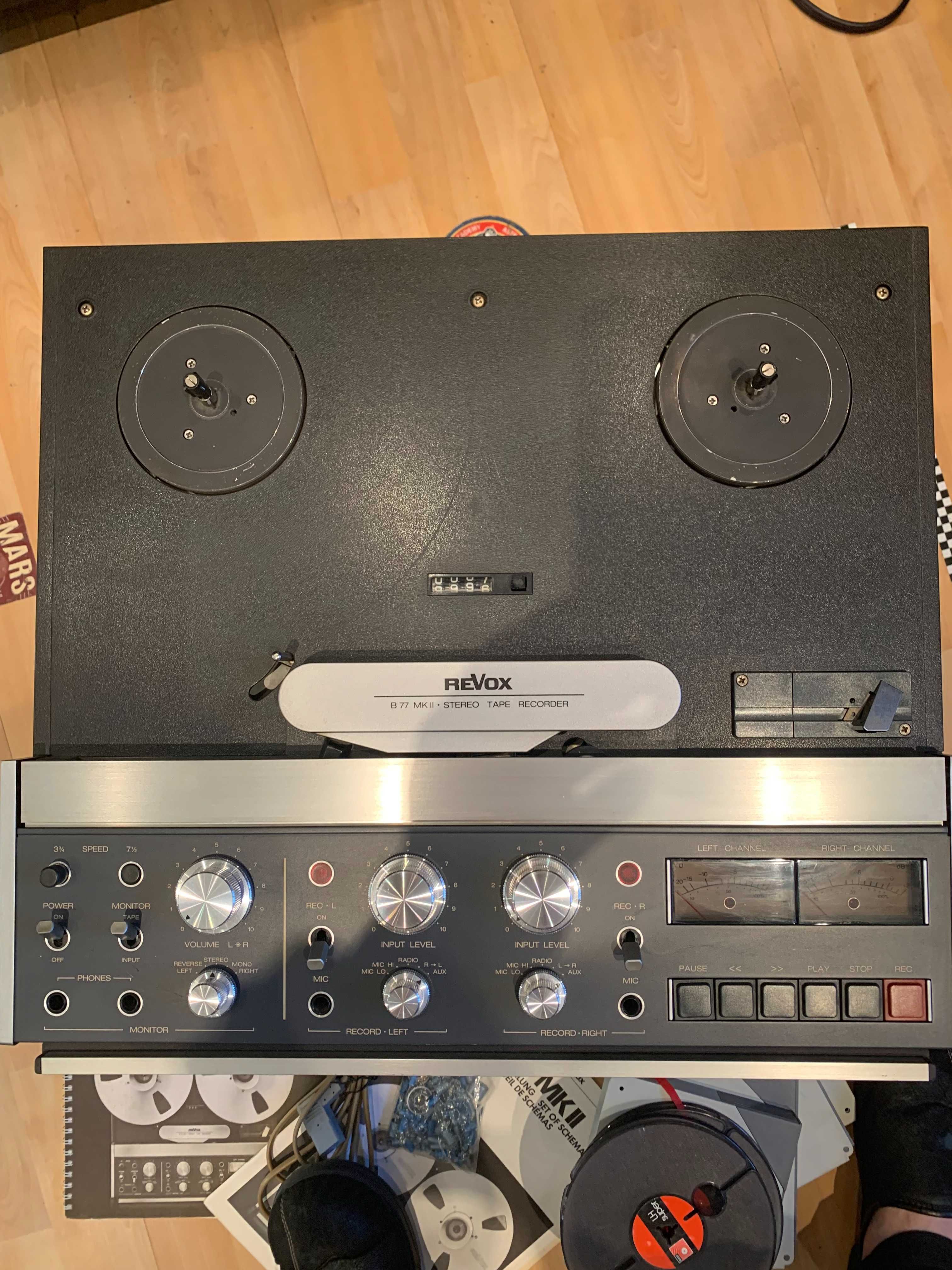 revox b77 mk2 xmagnetofon szpulowy