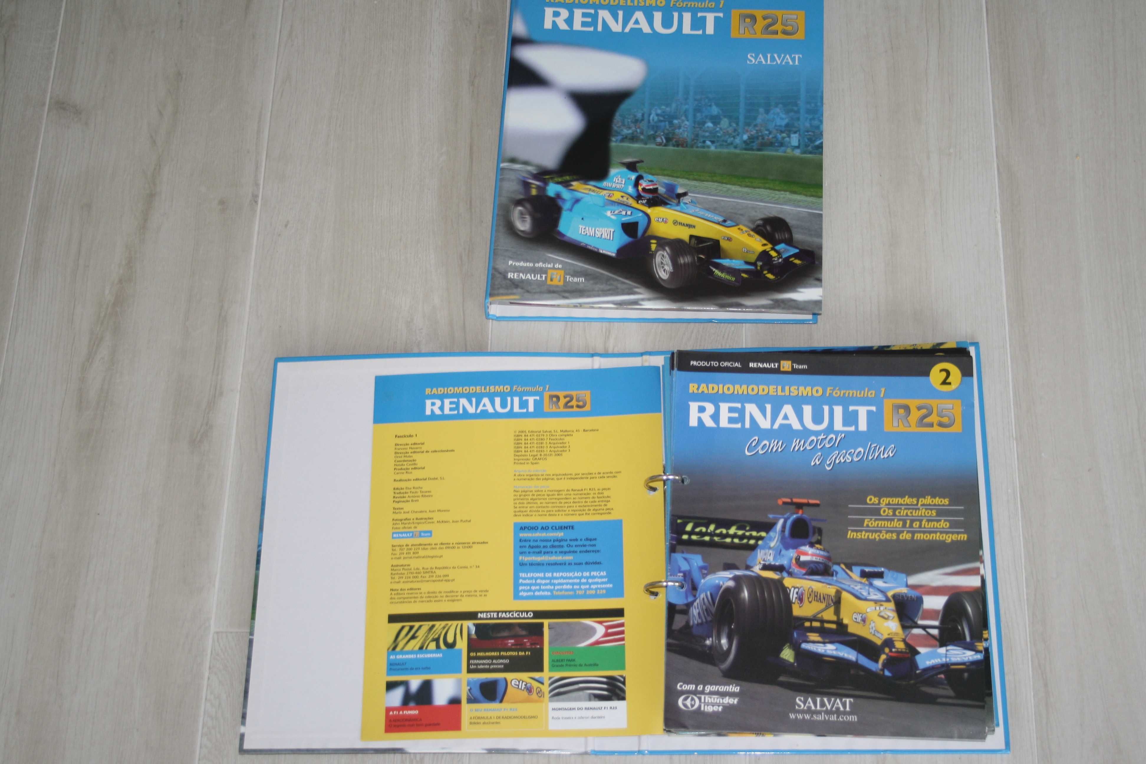 Fasciculos Salvat Renault R25 - História da F1
