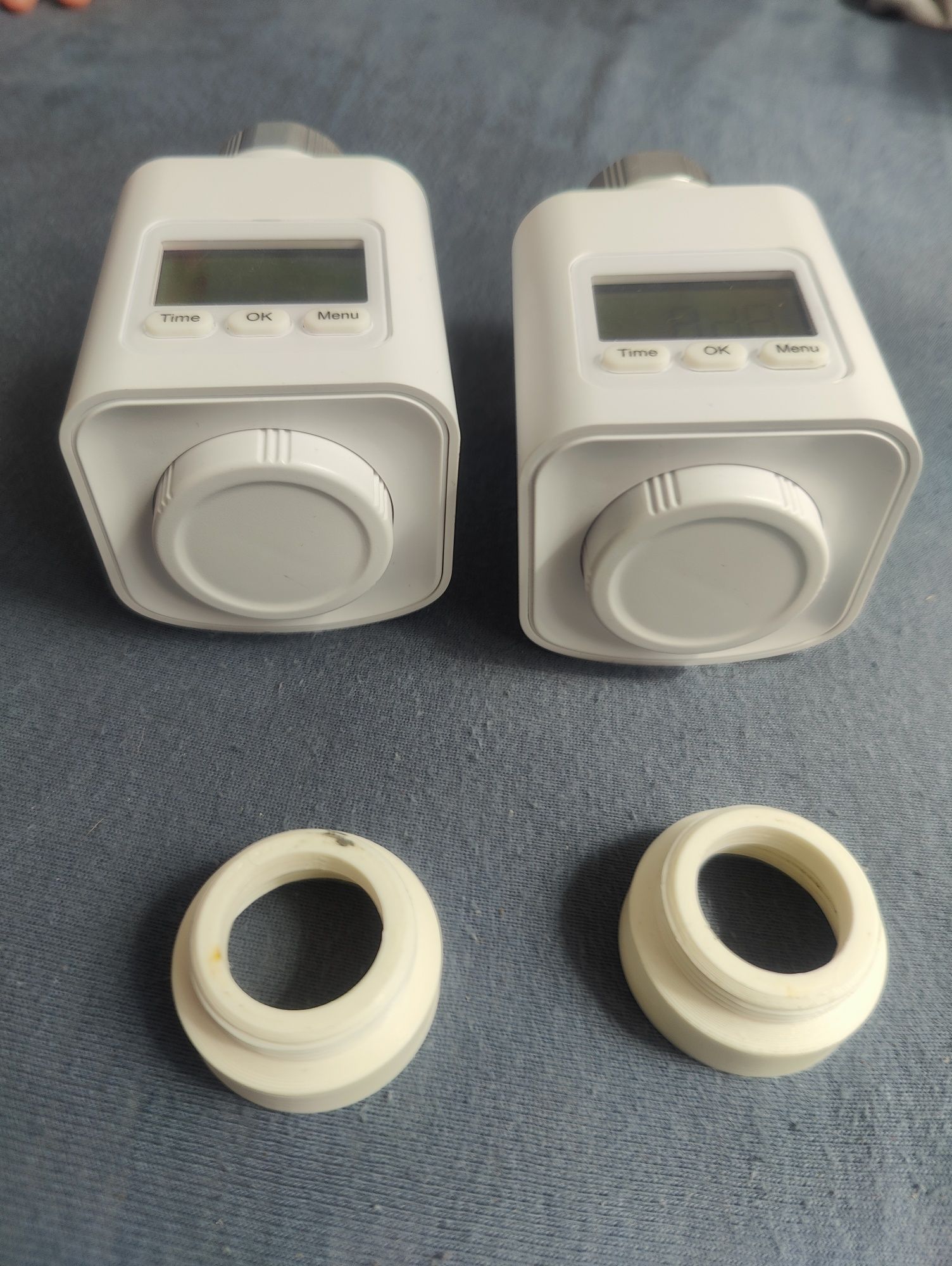 Termostaty elektroniczne do kaloryfera +adaptery