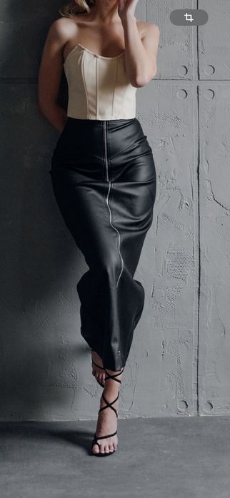 Спідниця еко шкіра