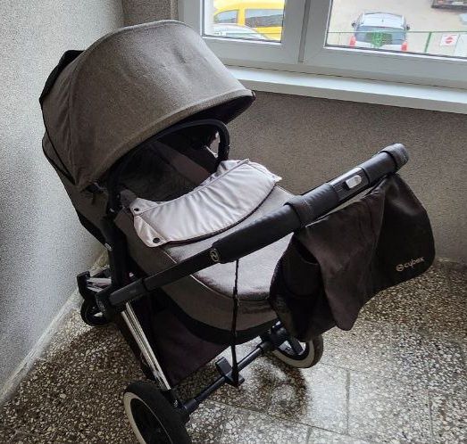 Cybex Priam komplet 5w1+ dostawka dla drugiego dziecka