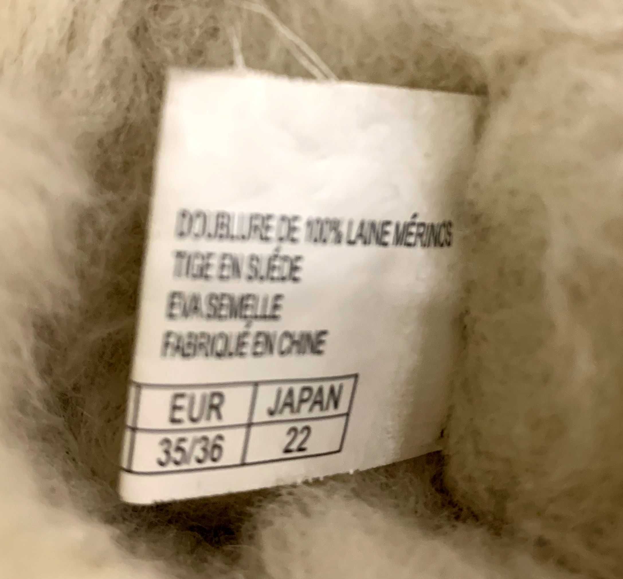 EMU UKALA - wełna MERYNOS, buty zimowe, rozmiar EUR 35/36