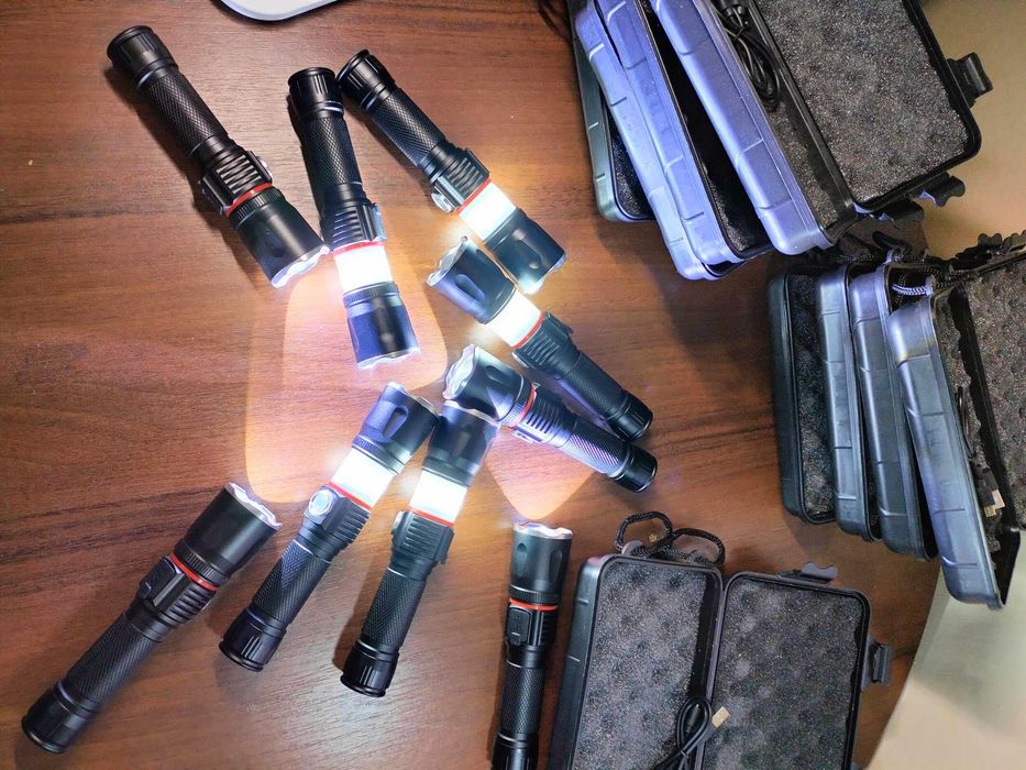 ТОП ПРОДАЖ! Потужний акумуляторний ліхтар фонарь алюмінієвий