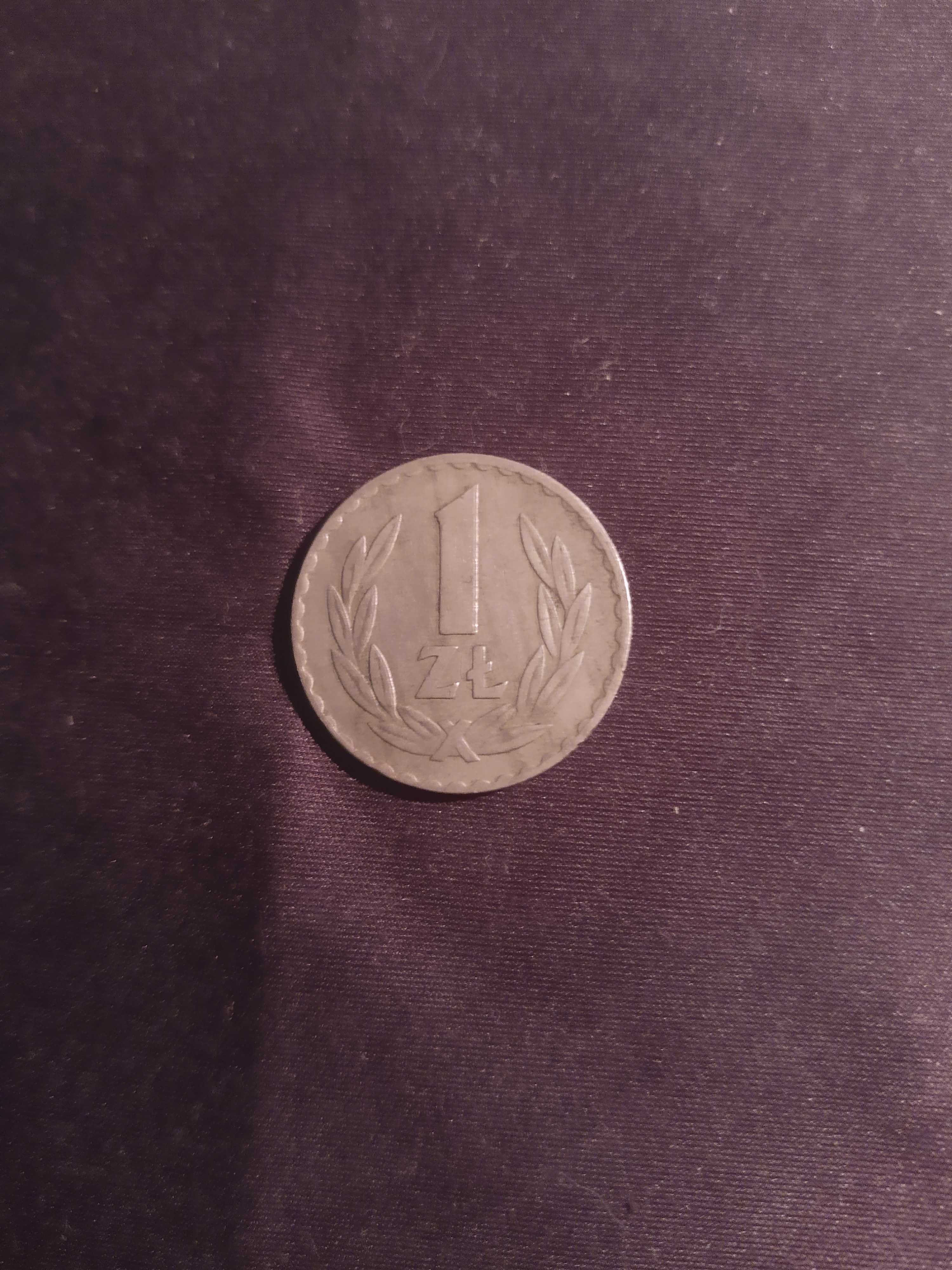 1 złoty 1949 rok miedzionikiel