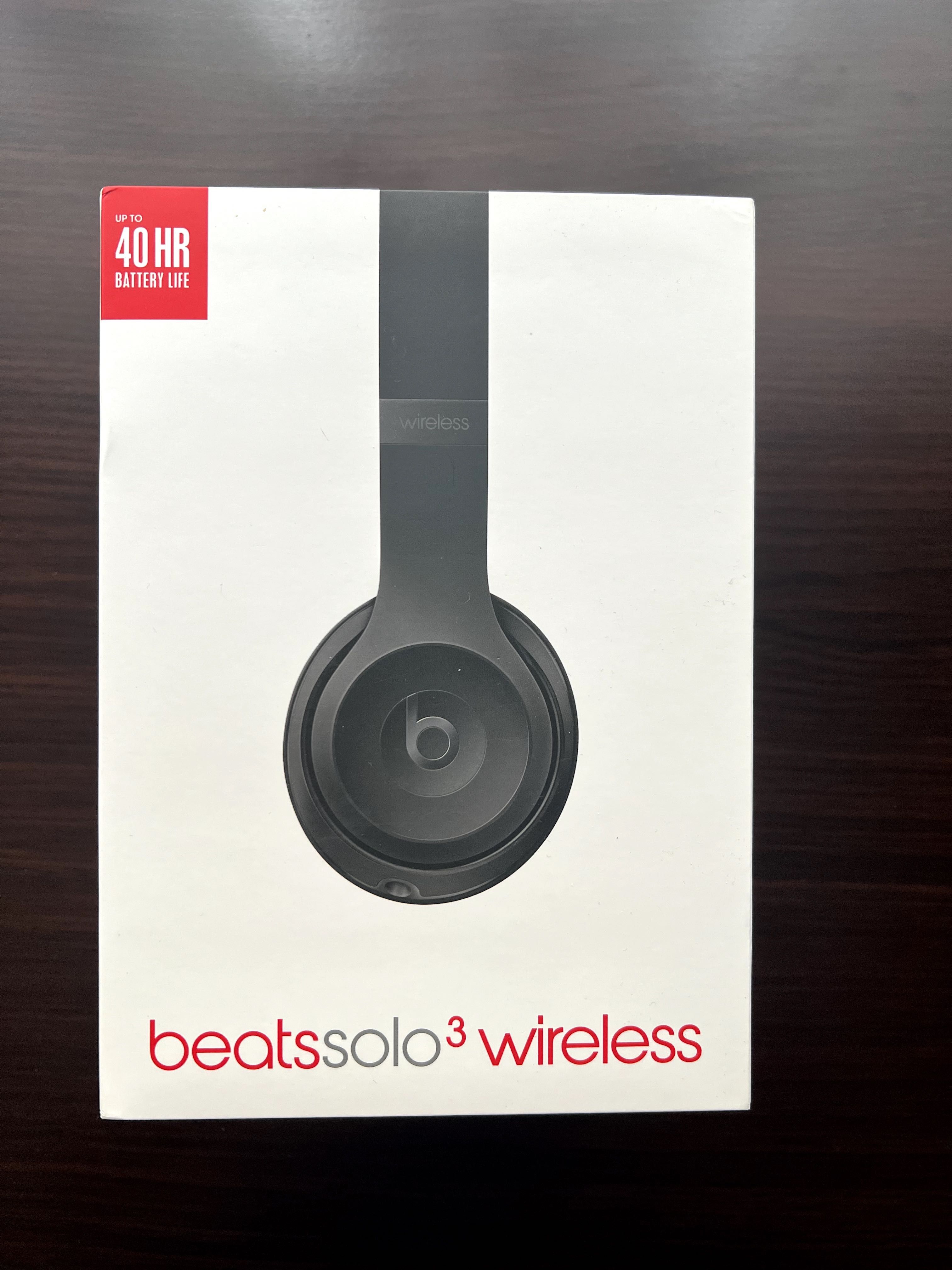 Beats Solo 3 Wireless Matte Black Słuchawki Bezprzew Bluetooth Czarne