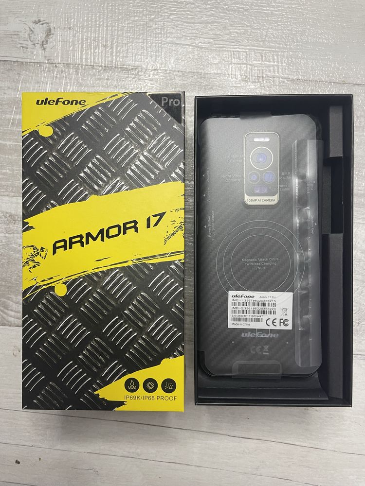Мобільний телефон Ulefone Armor 17 Pro 8/256GB Black