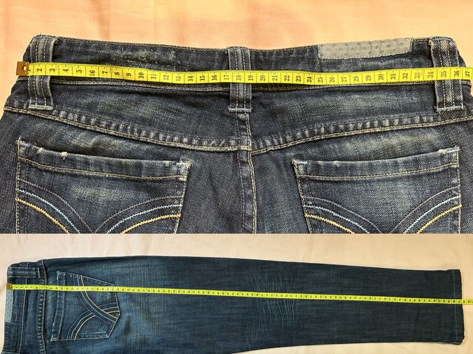 Calças de ganga vintage super low waist.