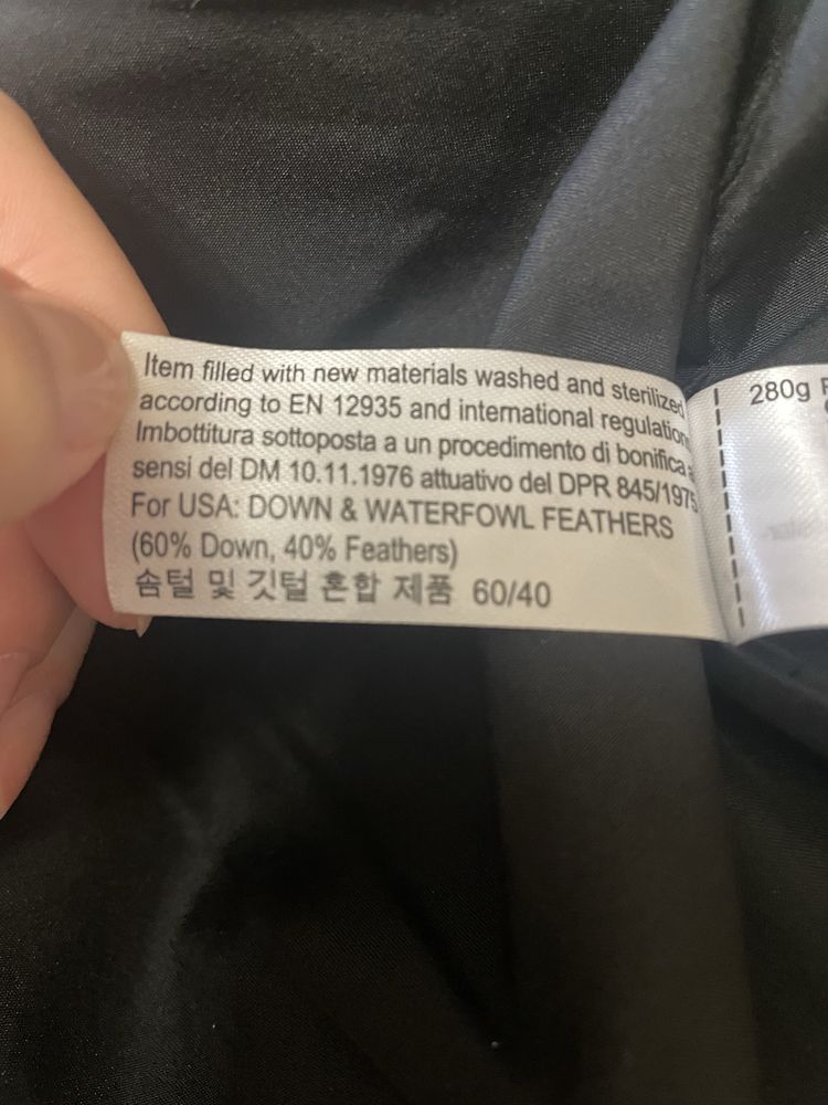 Пуховик довгий Zara