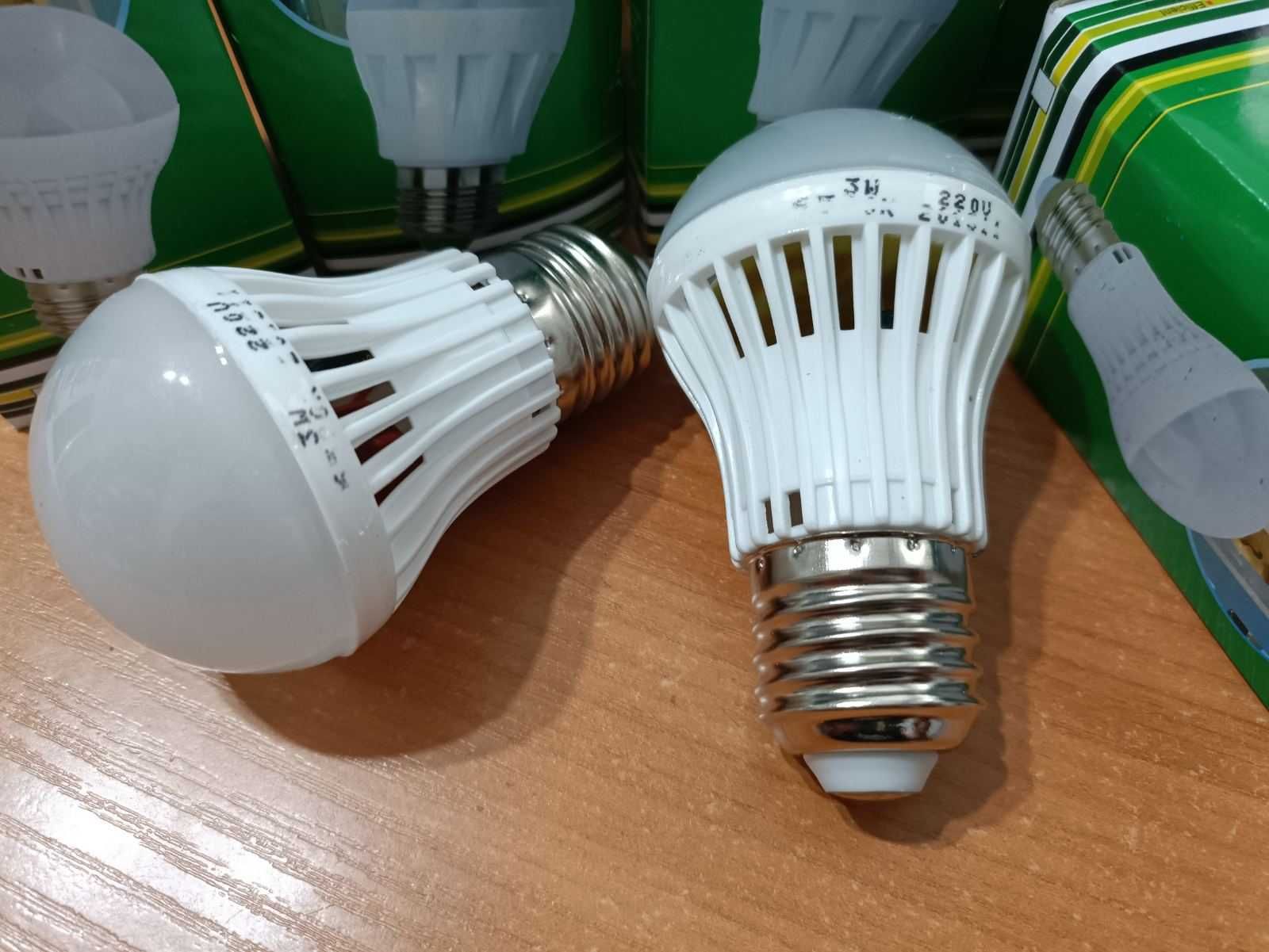 Светодиодные лампы LED 3Вт\220В (E27) цена за 5 штук