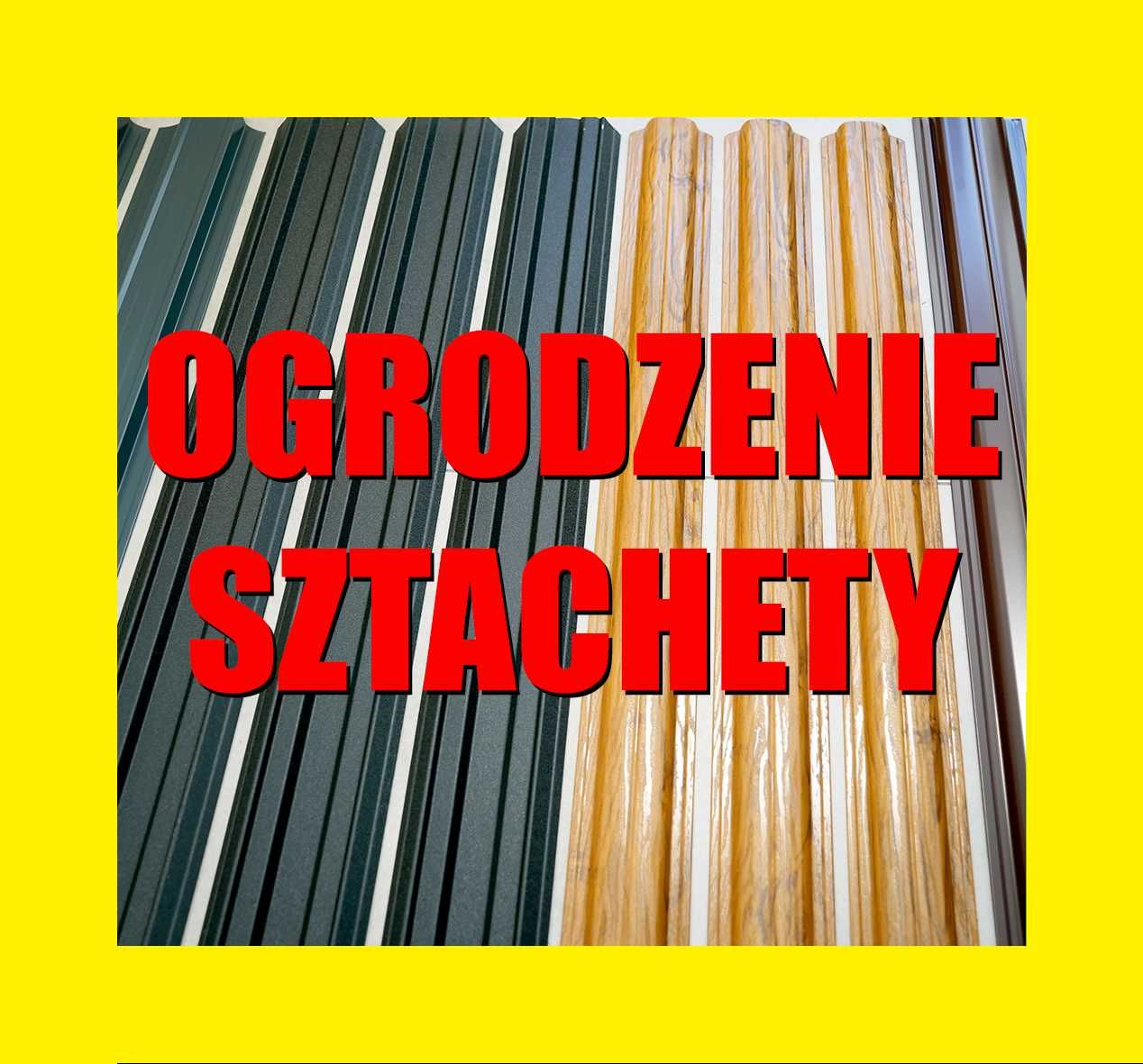 Sztachety metalowe w 1 i 2 gat TANIO wysyłka Ogrodzenie Płot Sztacheta