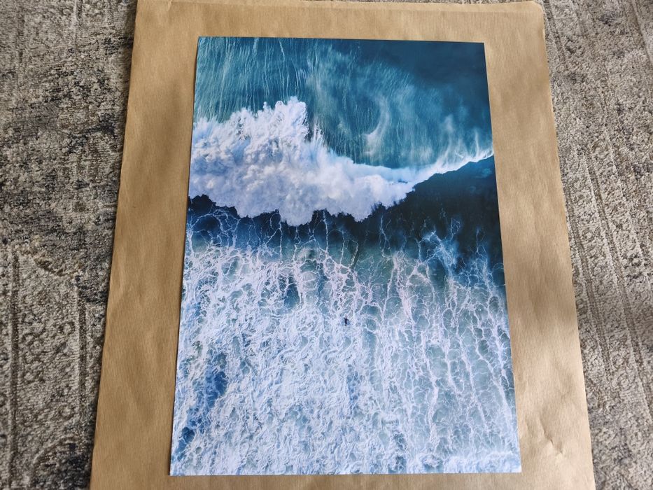 Plakat poster ocean fale surfing surfer 50x70