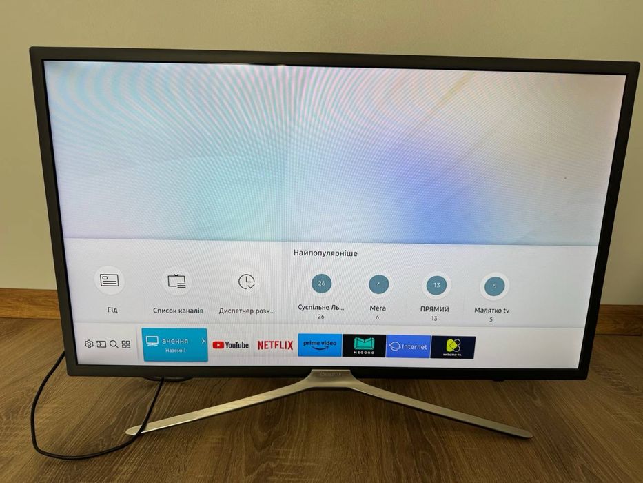 Samsung 32” UE32M5502AK — ідеальний стан, HDMI, економний