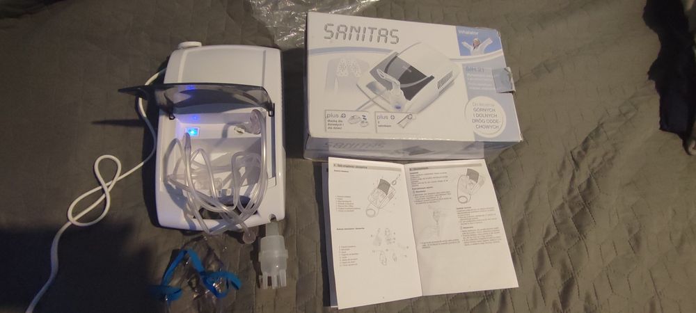 Inhalator Sanitas  komplet jak nowy Warszawa 

Sprzęt jest używany - 1