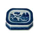 Saleiro Blue Cantão em porcelana da fábrica da Vista Alegre Mottahedeh