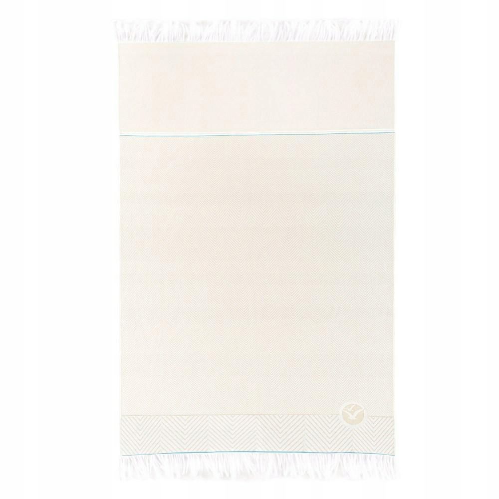 Ręcznik-fouta plażowy 100x160 beżowy geometria
