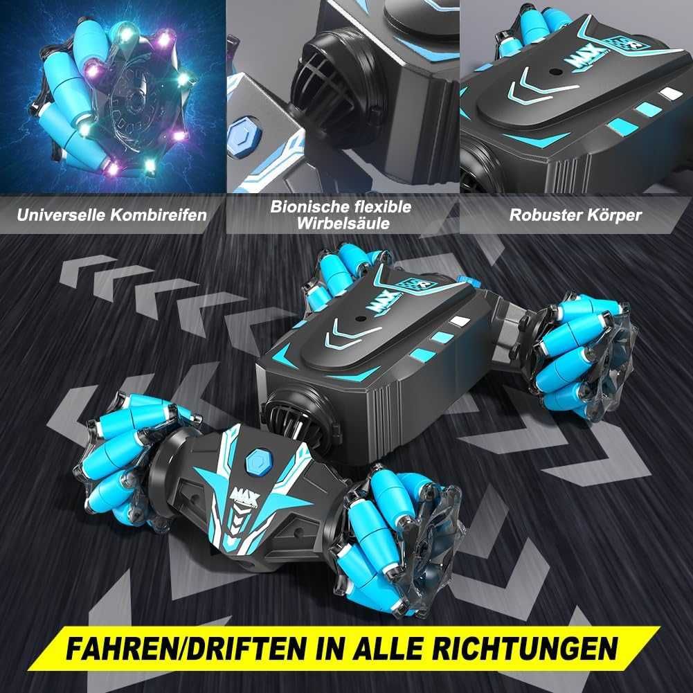 Samochód zdalnie sterowany RC TWIST STUNT Car 360° Gesty rąk Pilot 2w1