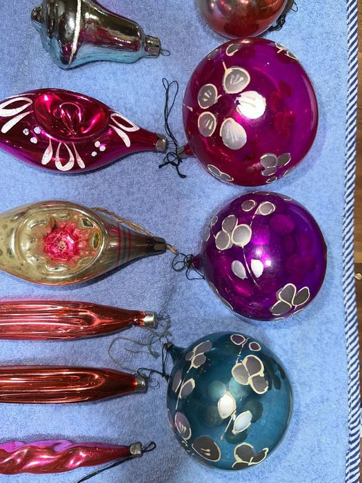 Елочные игрушки времён СССР