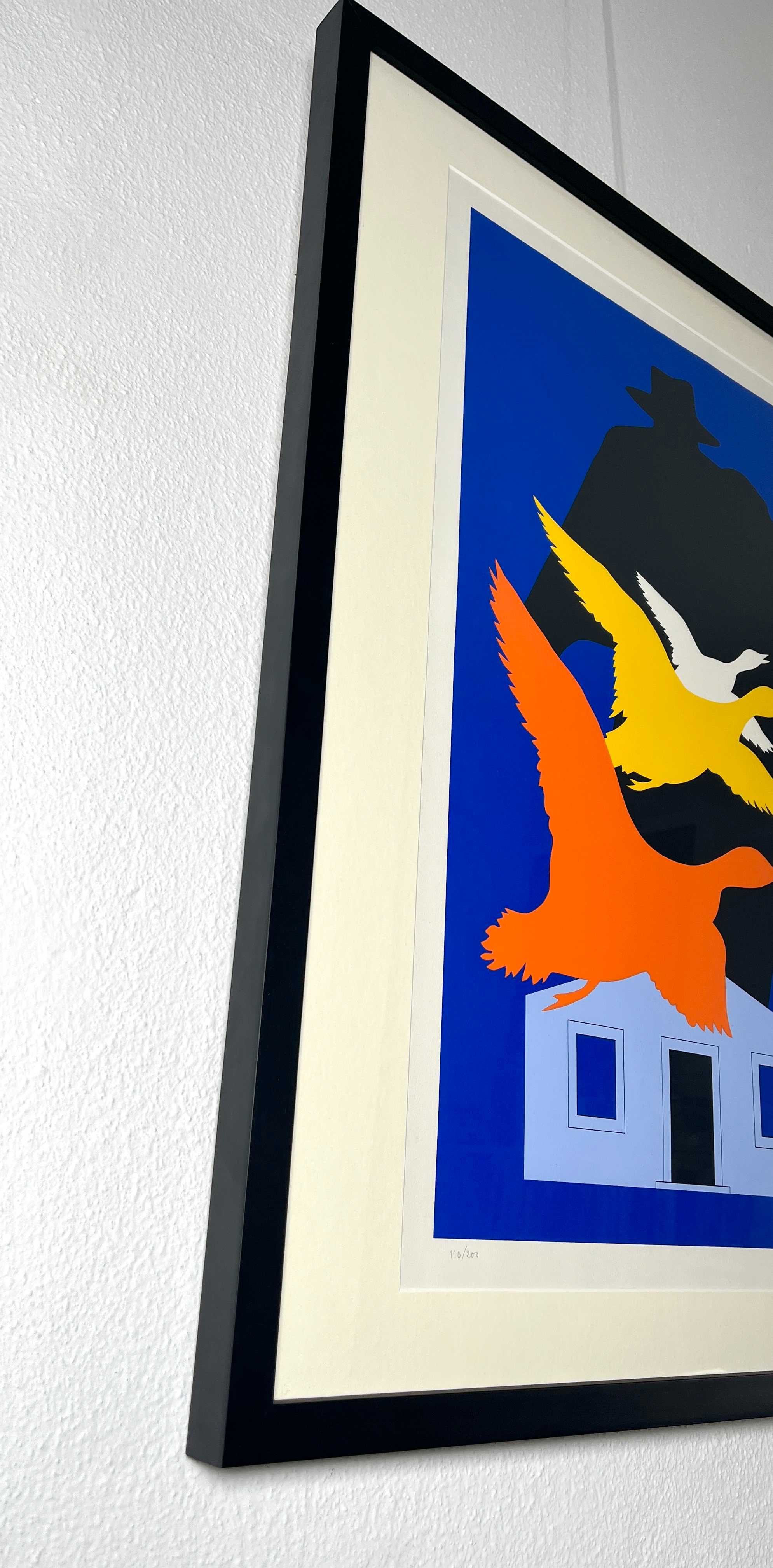 Serigrafia de Eduardo Nery 1973 Emoldurada