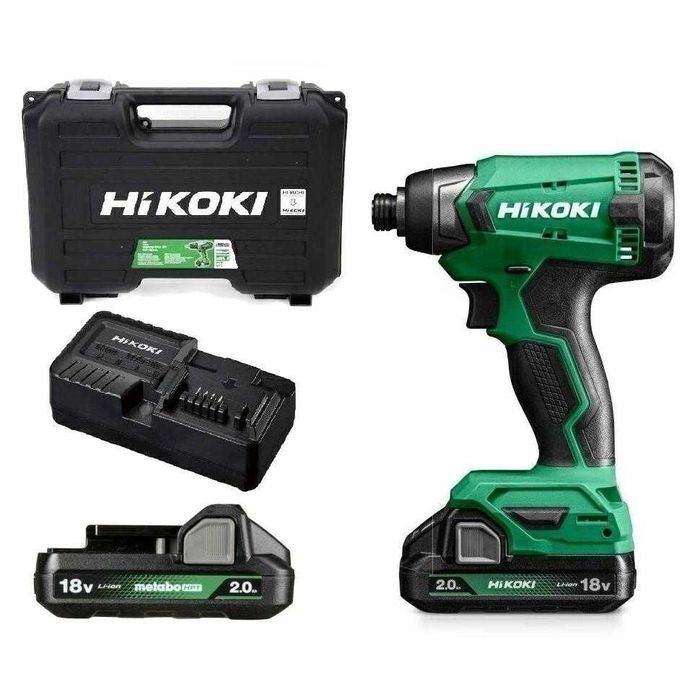 Klucz udarowy akumulatorowy 1/4" Hikoki WH18DA WCZ 2x2Ah 18V
