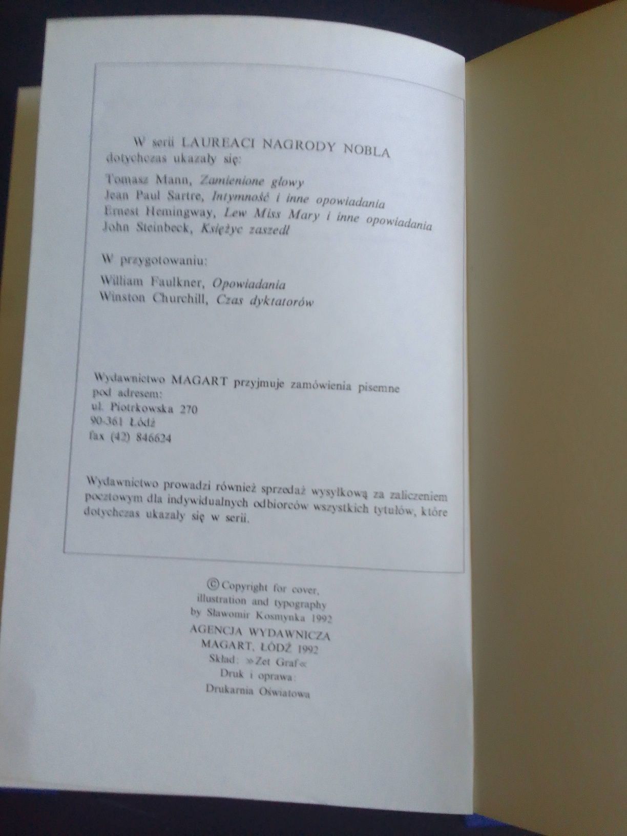 Księżyc zaszedł, John Steinbeck