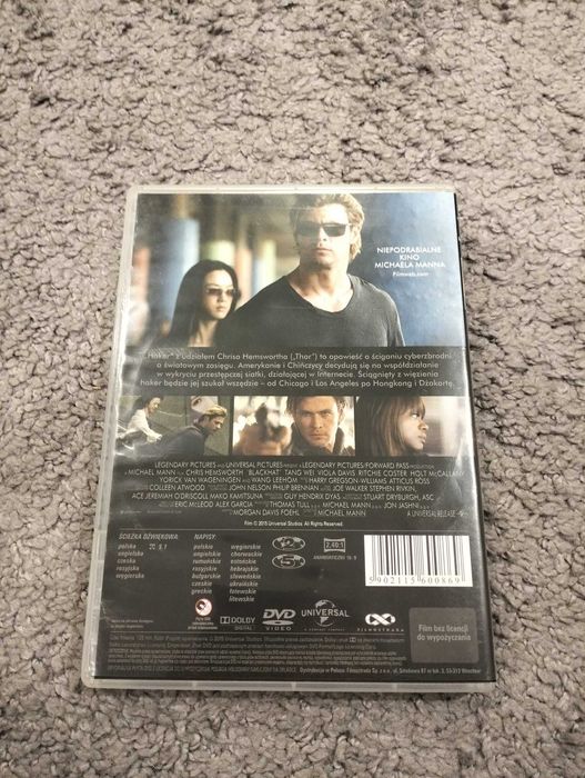 Haker film DVD Chris Hemsworth