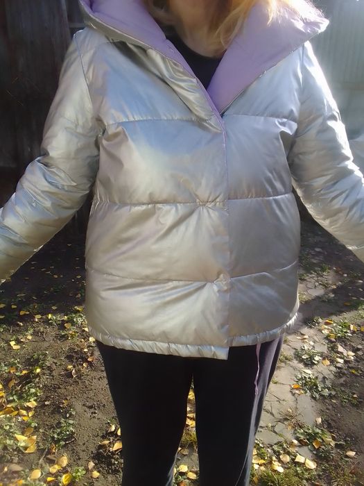 Куртка зимова жіноча двухстороння