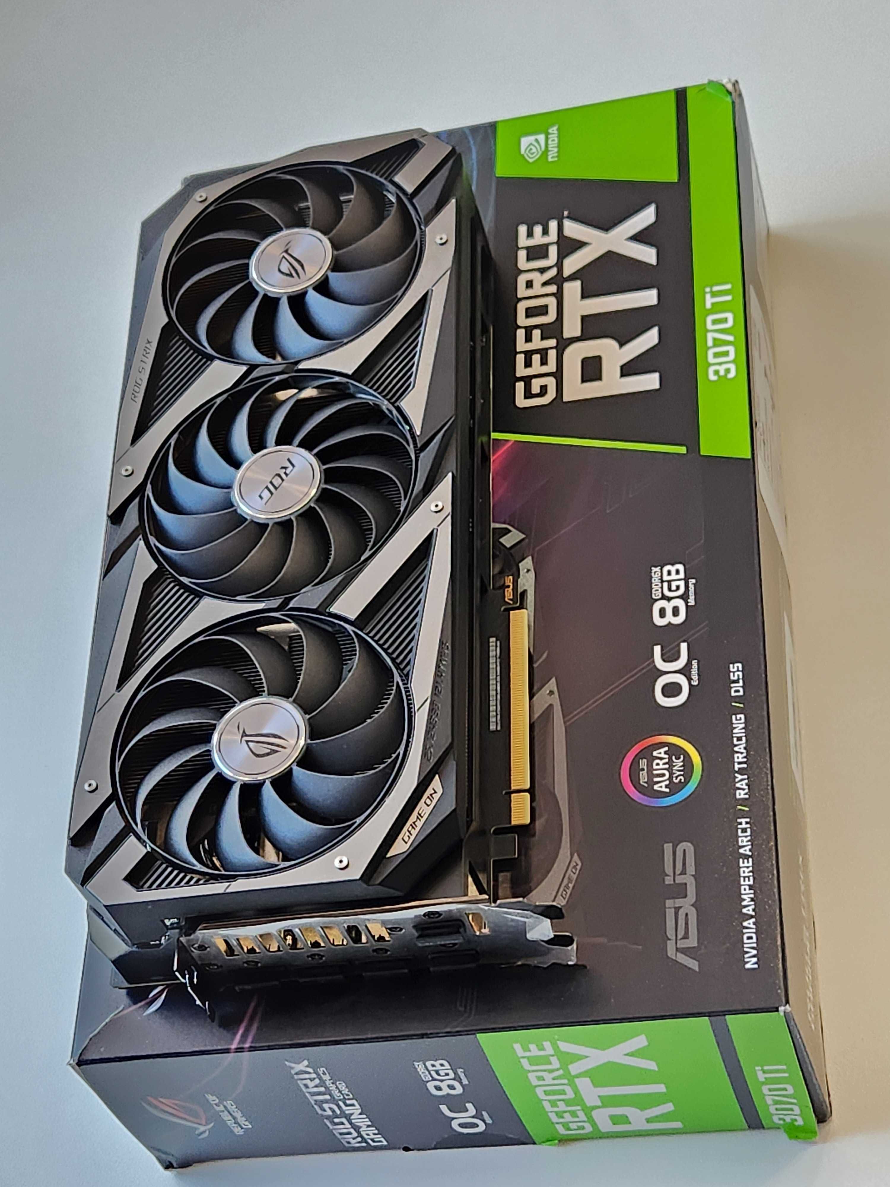 Відеокарта Asus ROG GeForce RTX 3070 Ti STRIX OC 8192MB Gaming