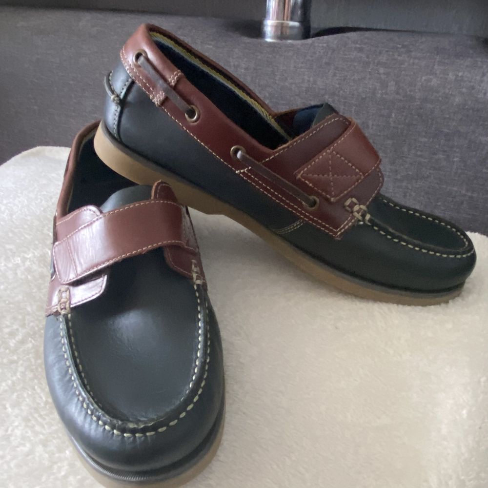 Туфлі топсайдери чоловічі нат шкіра  Marks and Spencer р-р 43