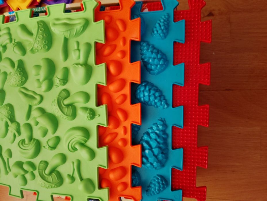 Масажний пазл, килимок ортек коврик пазли ортопедичні