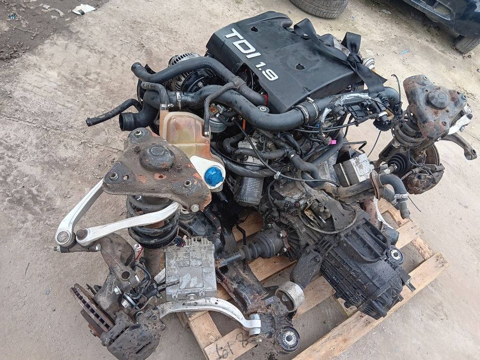Audi a4 b5 1.9 tdi silnik kompletny z osprzętem 110KM skrzynia SWAP