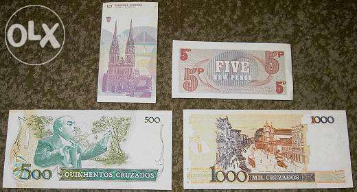 banknoty anglia chorwacja brazylia s311