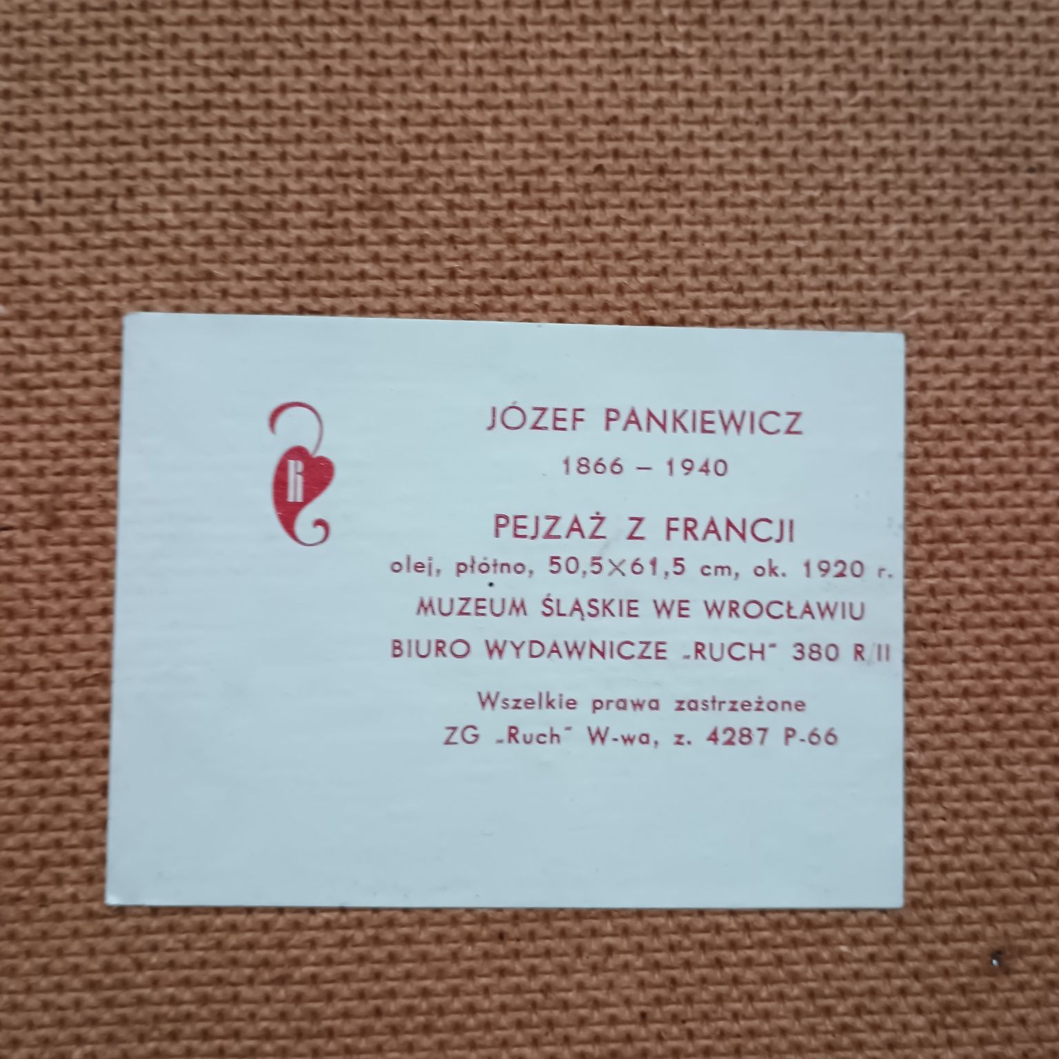 Pejzaż z Francji Józef Pankiewicz
