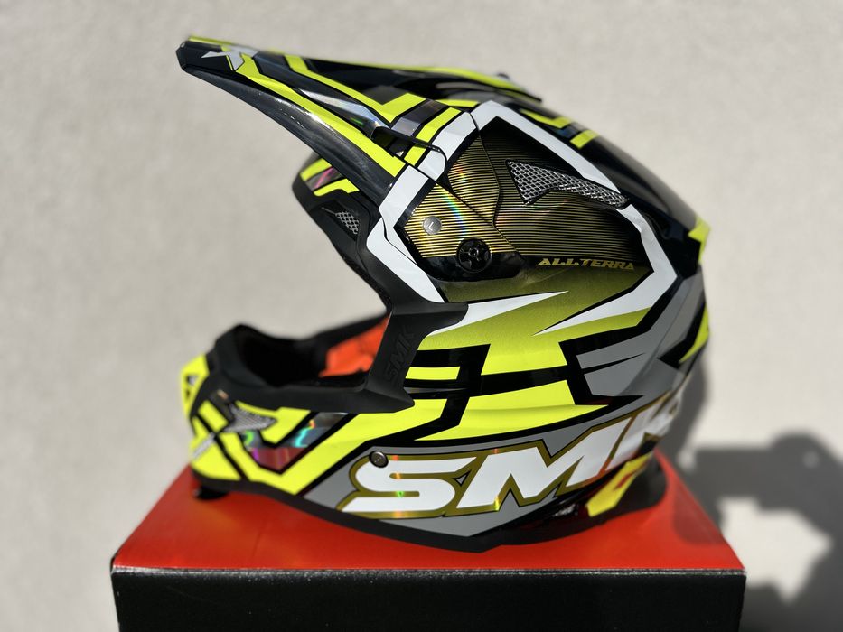 Kask motocyklowy cross HULAJNOGA quad SMK ALLTERRA rozmiar XXL 62cm