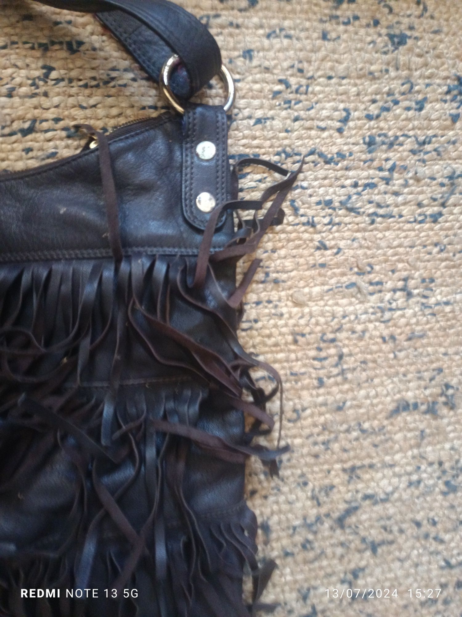 Mala Zara em pele caetanha