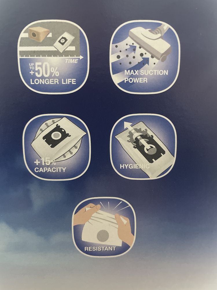 Набір мішків E201M S-BAG Classic Long Performanc Electrolux