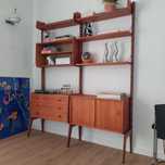 Regał modułowy tekowy vintage lata 60