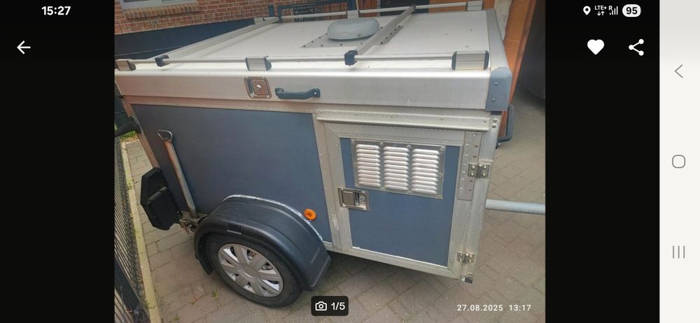 Przyczepka transportu 3 psów