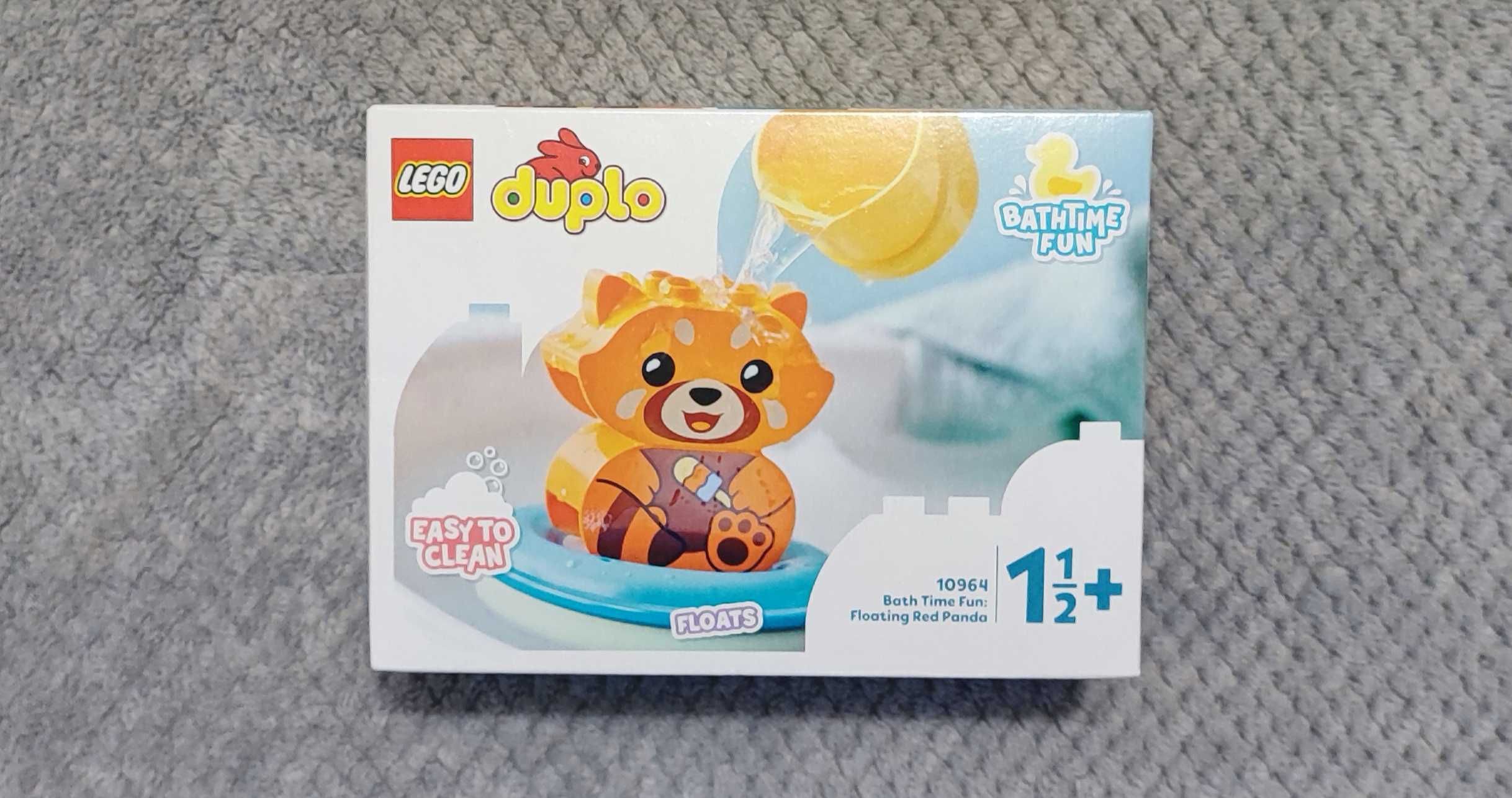 NOWE LEGO Duplo Zabawa w kąpieli: pływająca czerwona panda 10964