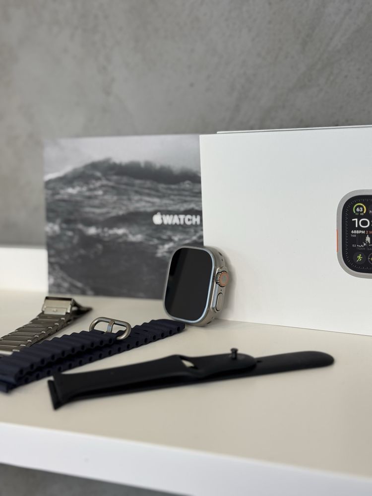 Apple Watch Ultra 2 49mm GPS+Cellular Natural Titanium | Bateria 100%