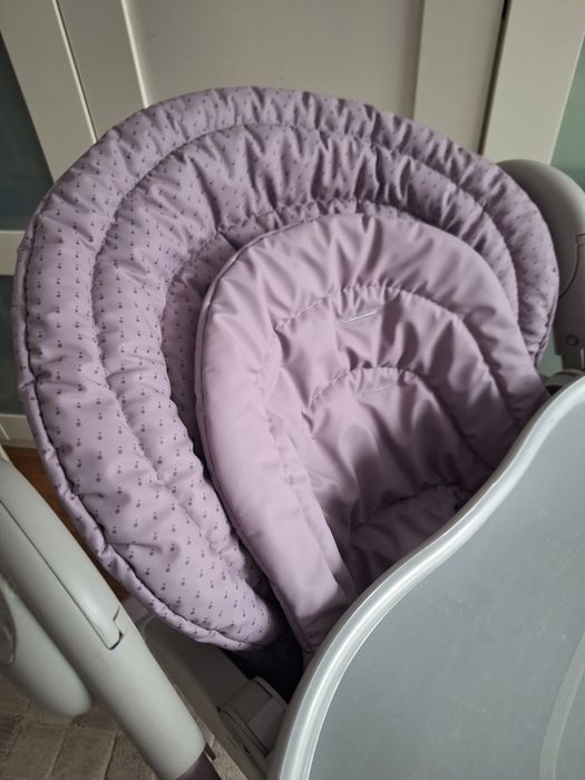 Krzesełko do karmienia Chicco Polly Magic Relax liliowe śliczne