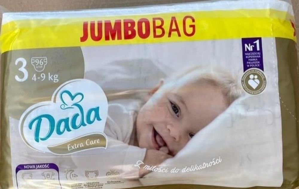 Pieluszki Dada ekstra care 3 - 247 sztuk