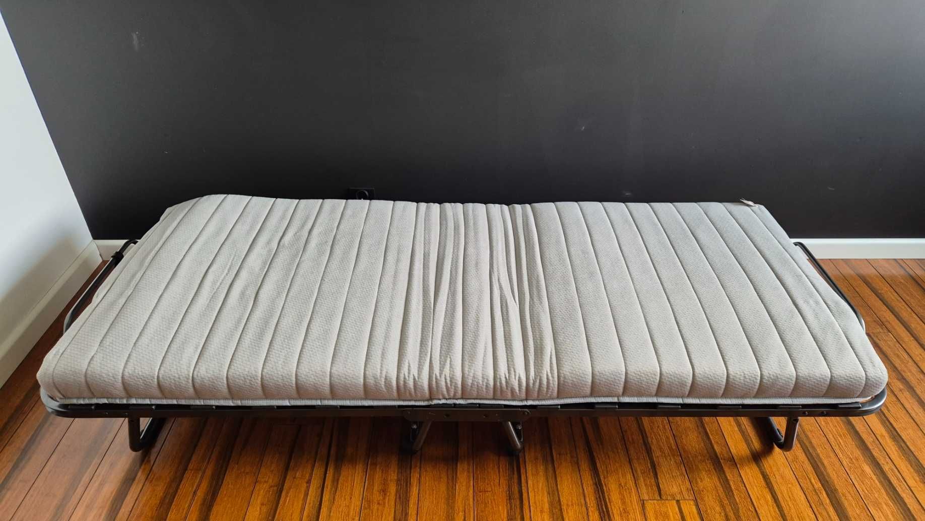 Łóżko składane gościnne Jysk SYDALS 80x200cm jasnoszary