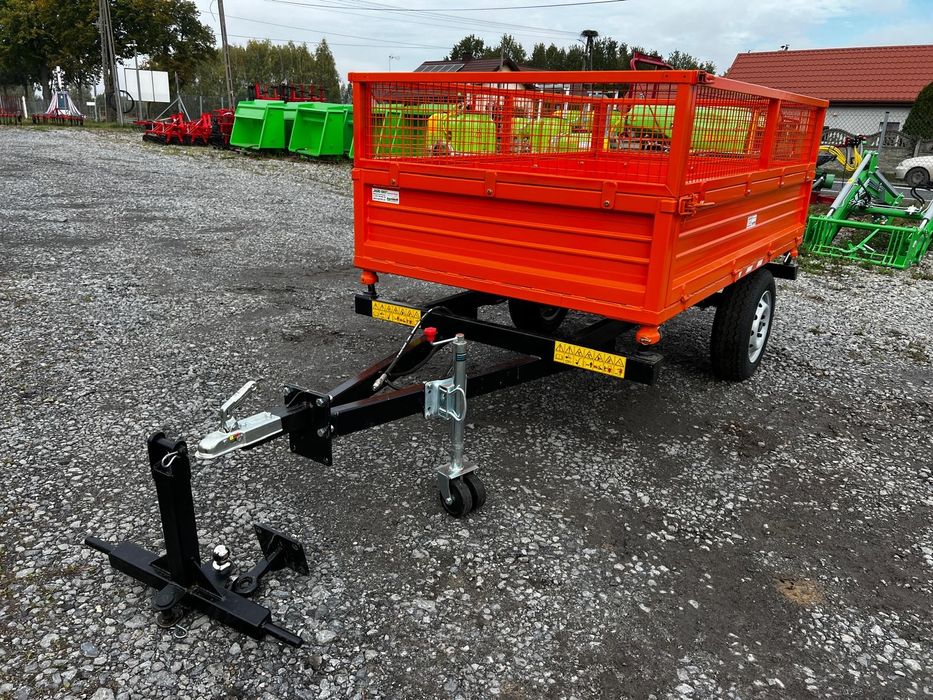 HIT Przyczepka wywrotka 1.5t ! Kiper 3-strony !