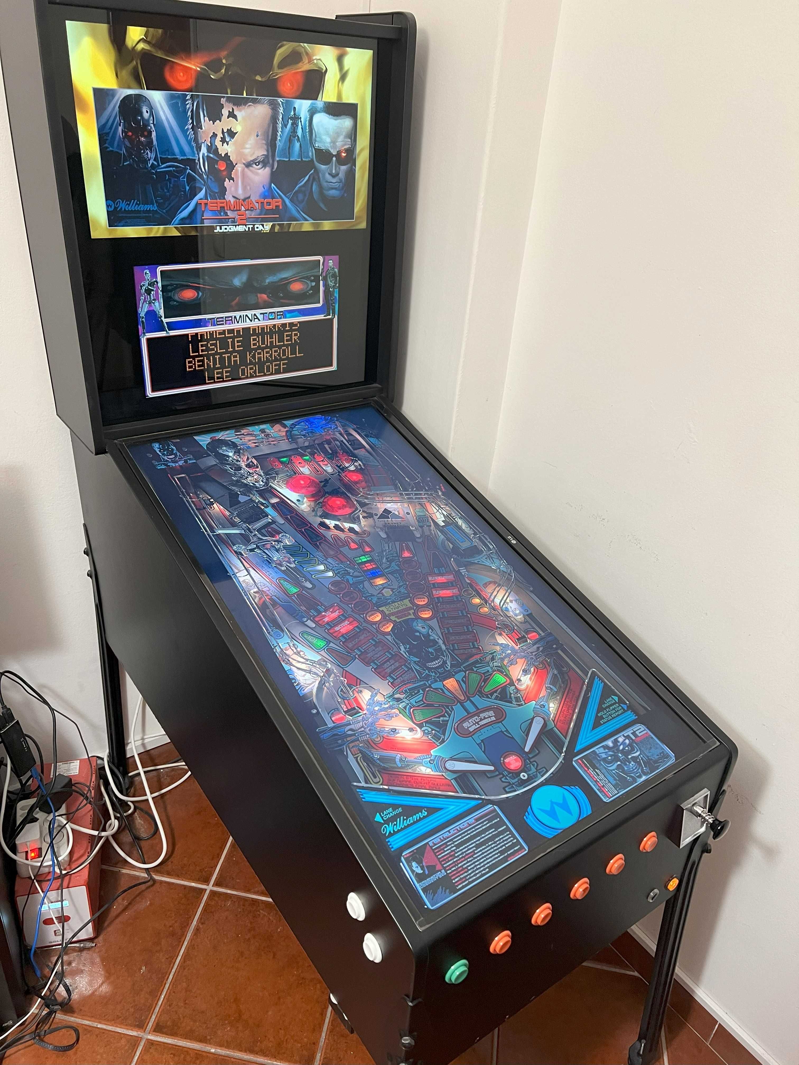 Máquina digital pinball / flippers com mais de 200 mesas - nova,