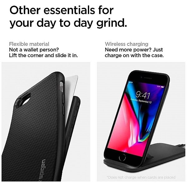 Spigen Liquid Air Iphone 7 / 8 / Se 2020 / 2022 Black