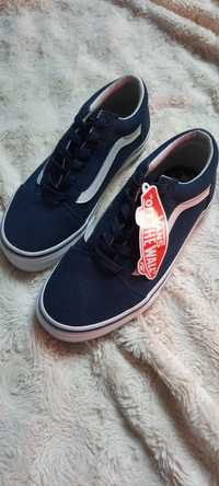 Nowe granatowe trampki Vans Old Skool rozmiar 36