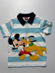 Nowa dziecięca bluzka na krótki rękaw MICKEY MOUSE niebieska 104